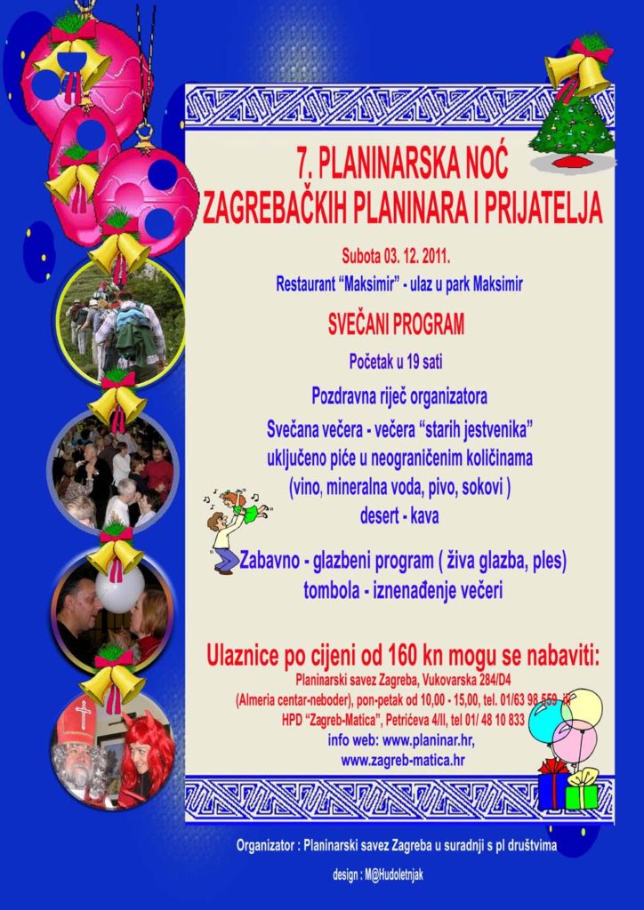 PLANINARSKA NOĆ 3. PROSINCA
