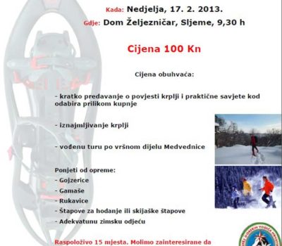 Mala škola hodanja na krpljama