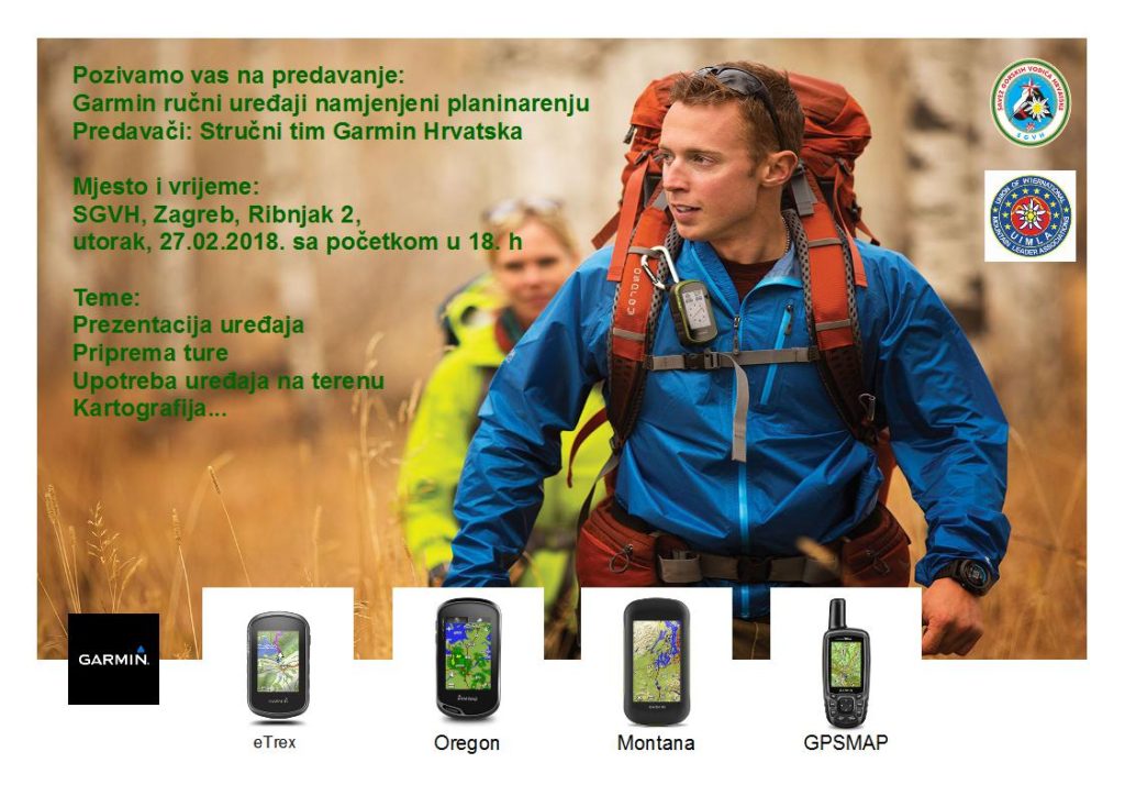Poziv na stručno predavanje o GARMIN GPS uređajima