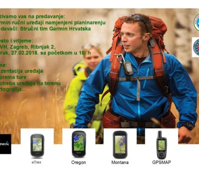 Poziv na stručno predavanje o GARMIN GPS uređajima